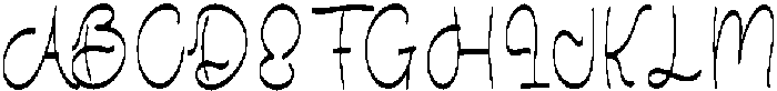 Desember Regular otf (400) Font UPPERCASE