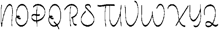 Desember Regular otf (400) Font UPPERCASE
