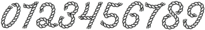 Desert Rope Regular otf (400) Font OTHER CHARS