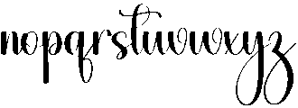 Design Regular otf (400) Font LOWERCASE