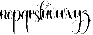 Design Regular otf (400) Font LOWERCASE