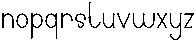 Designer Desember Regular otf (400) Font LOWERCASE