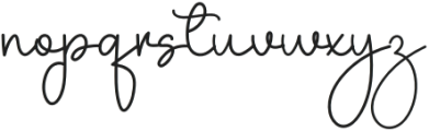 Designer  Magnolia Regular otf (400) Font LOWERCASE