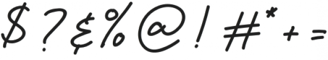 Designer Signature otf (400) Font OTHER CHARS