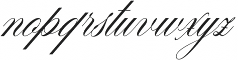 Desirable Calligraphy Regular otf (400) Font LOWERCASE