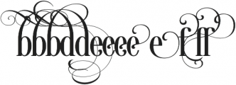 Desire Lowecase 3 otf (400) Font UPPERCASE