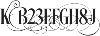Desire Uppercase 4 otf (400) Font OTHER CHARS