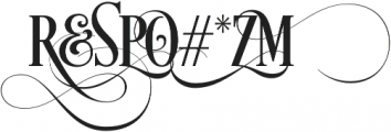 Desire Uppercase 4 otf (400) Font OTHER CHARS
