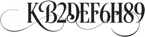 Desire Uppercase 5 otf (400) Font OTHER CHARS