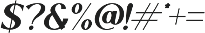 Desmond Oblique otf (400) Font OTHER CHARS