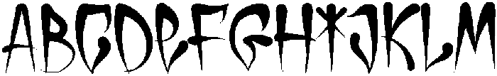 Desperado Regular otf (400) Font UPPERCASE