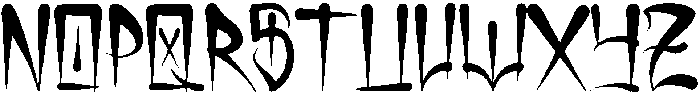 Desperado Regular otf (400) Font LOWERCASE