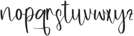 DestinyBestieRegular otf (400) Font LOWERCASE