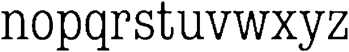 Details Slab otf (400) Font LOWERCASE