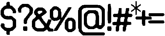 Detite ttf (400) Font OTHER CHARS