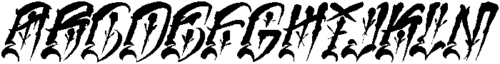 Detroit Regular otf (400) Font UPPERCASE