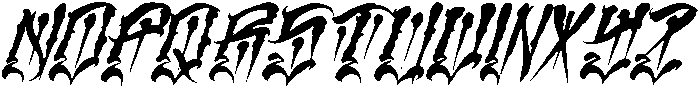 Detroit Regular otf (400) Font LOWERCASE