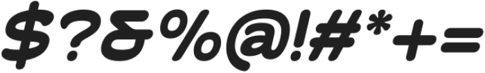 DetroitComicHand-BoldItalic otf (700) Font OTHER CHARS