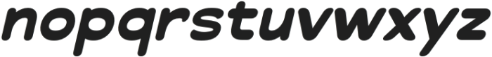DetroitComicHand-BoldItalic otf (700) Font LOWERCASE