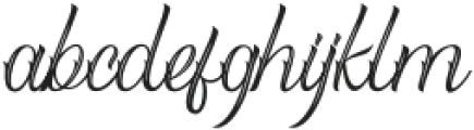 Deudhora-Regular otf (400) Font LOWERCASE