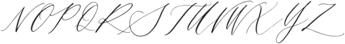 Deuxieme Script otf (400) Font UPPERCASE