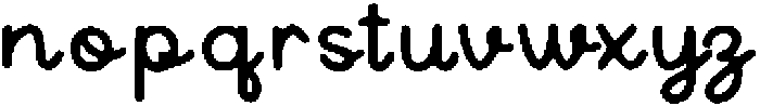 Deva ttf (400) Font LOWERCASE