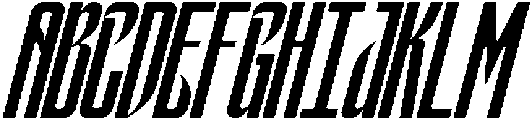 Development Significance Regular Italic otf (400) Font UPPERCASE