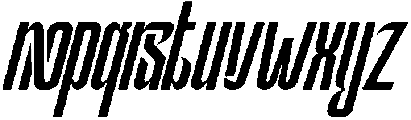 Development Significance Regular Italic otf (400) Font LOWERCASE