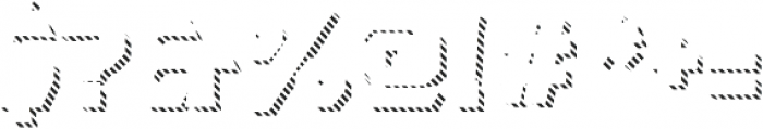 Dever Serif Line Bold otf (700) Font OTHER CHARS