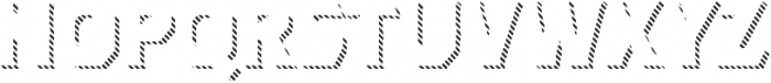 Dever Serif Line Bold otf (700) Font UPPERCASE