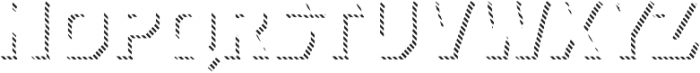 Dever Serif Line Bold otf (700) Font LOWERCASE