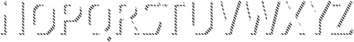 Dever Serif Line Regular otf (400) Font UPPERCASE