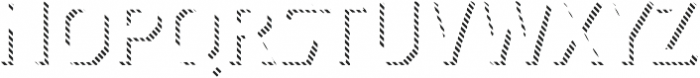 Dever Serif Line Regular otf (400) Font LOWERCASE