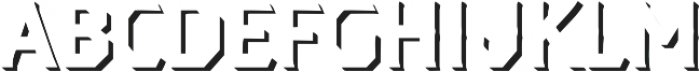 Dever Serif Shadow Regular otf (400) Font LOWERCASE