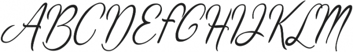 Deveraux Italic otf (400) Font UPPERCASE