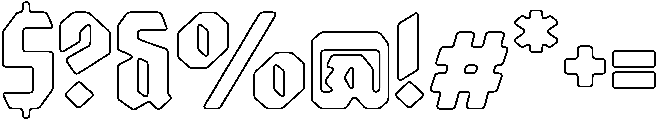 Deviella Line otf (400) Font OTHER CHARS