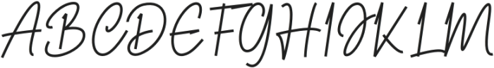 Devoncy Regular otf (400) Font UPPERCASE