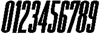 Devonika Black Slanted Condensed otf (900) Font OTHER CHARS