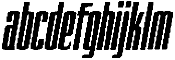 Devonika Black Slanted Condensed otf (900) FONT