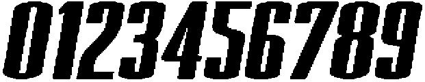 Devonika Black Slanted Expanded otf (900) Font OTHER CHARS