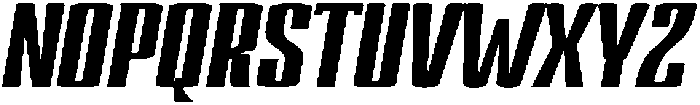 Devonika Black Slanted Expanded otf (900) Font UPPERCASE