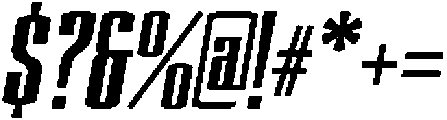 Devonika Black Slanted otf (900) Font OTHER CHARS