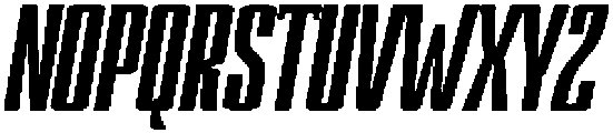 Devonika Black Slanted otf (900) Font UPPERCASE