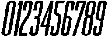 Devonika Bold Slanted Condensed otf (700) Font OTHER CHARS
