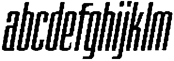 Devonika Bold Slanted Condensed otf (700) FONT