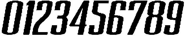 Devonika Bold Slanted Expanded otf (700) Font OTHER CHARS