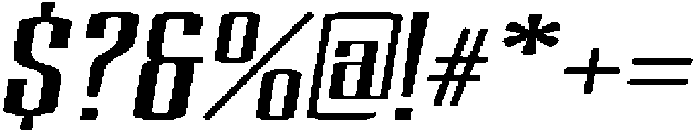 Devonika Bold Slanted Expanded otf (700) Font OTHER CHARS