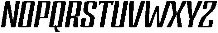 Devonika Bold Slanted Expanded otf (700) Font UPPERCASE