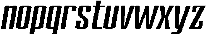 Devonika Bold Slanted Expanded otf (700) Font LOWERCASE
