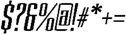 Devonika Bold Slanted otf (700) Font OTHER CHARS